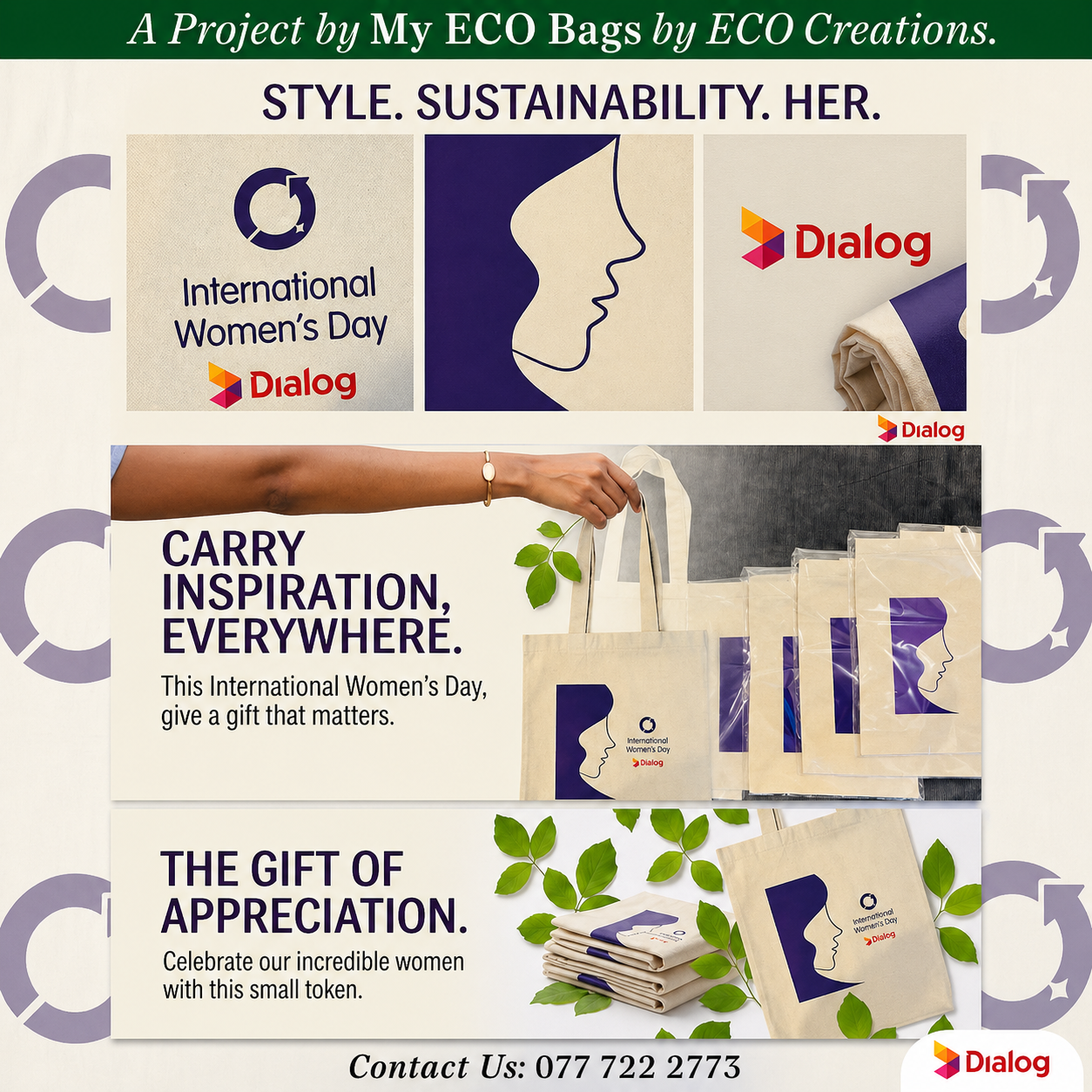 Dialog Eco-Friendly Tote Bags